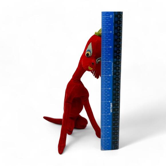 Vintage Dakin Dream Pets Red Poodle Dog Puppy Stuffed Velvet 9" Japan Collector - Picture 12 of 13